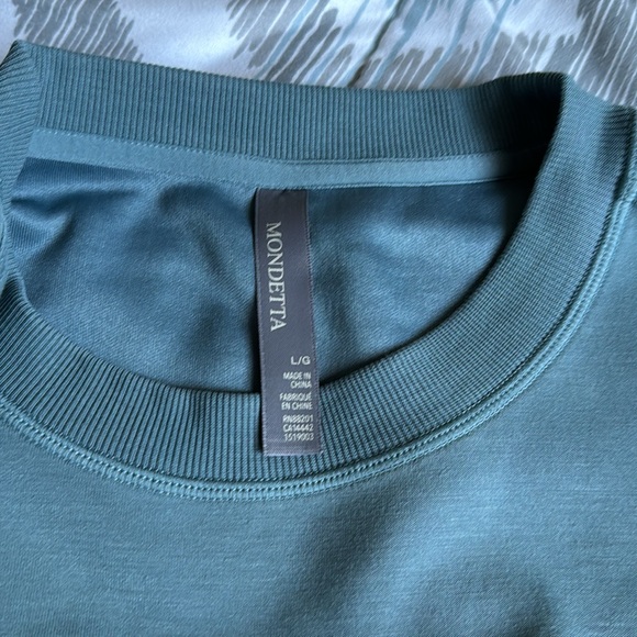 Mondetta Pullover Sweathirt sz Large in Dark cyan - Picture 4 of 9